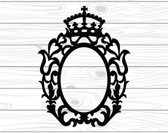 Mirror Frame Svg Etsy