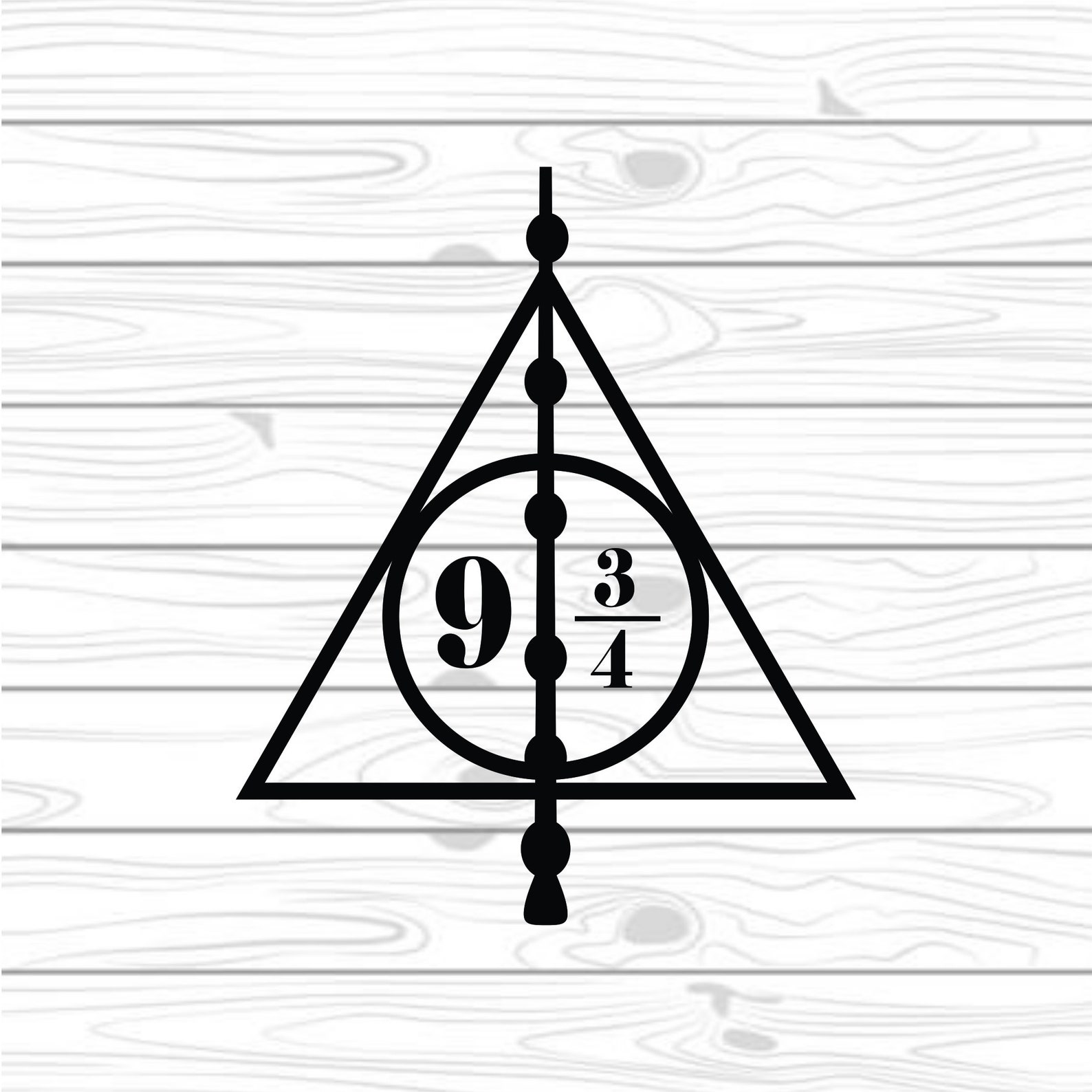 Harry Potter 9 34 laser cut files instant download svg Etsy