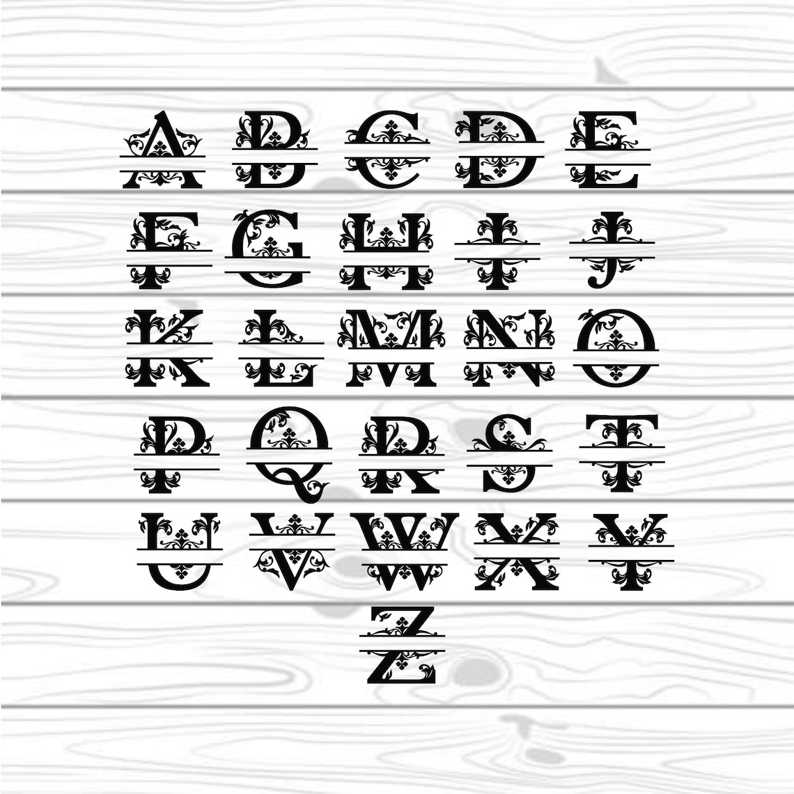 Alphabet for laser cut files dxf files for cnc cnc router | Etsy