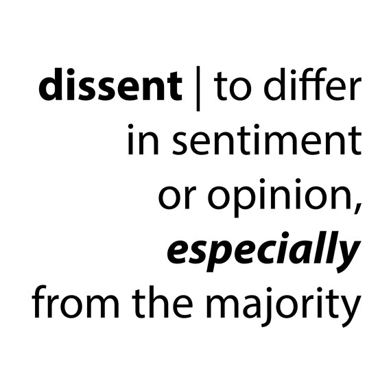 Dissent Definition SVG RBG SVG File Cut Files Instant Etsy