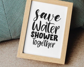 Funny Save Water Bathroom Picture