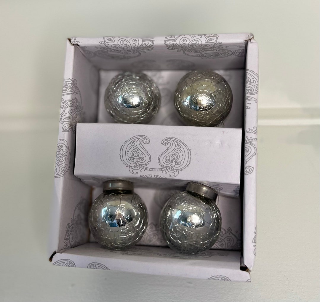 Mercury Glass Knobs Etsy