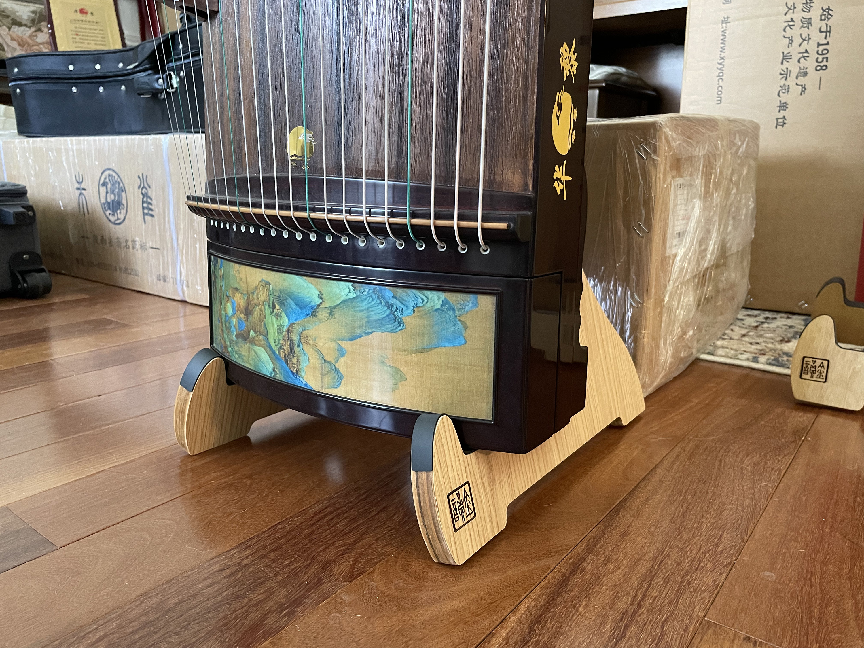 Guzheng Vertical Floor Stands for All Guzheng Sizes. 古筝立架,适用于所有古筝大小 Etsy