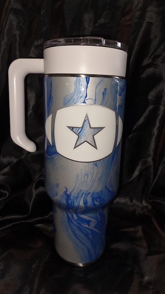 Dallas 40 oz Stainless Steel Tumbler with Handle