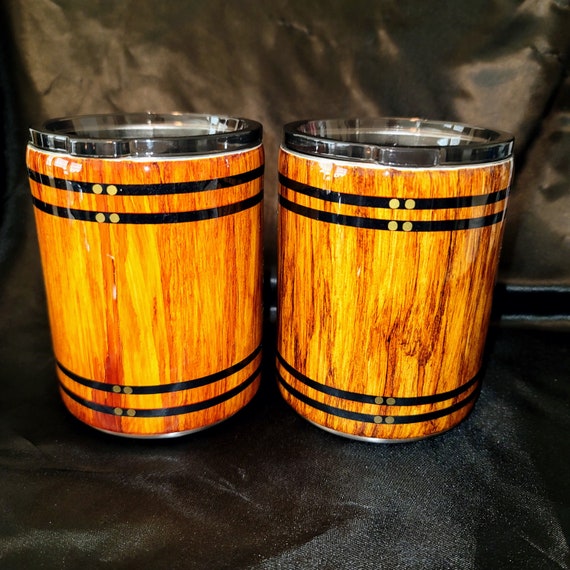 10 oz Whiskey Barrell Coffee or Adult Beverage Tumbler