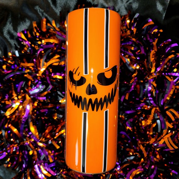 Scary Pumpkin Jack O Lantern 20 oz Skinny Tumbler