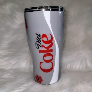 Gobelet à fleurs de coca light 20 oz Curve