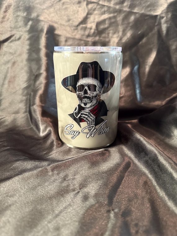 I'm Your Huckleberry - Doc Holiday Smokey Skeleton Stainless Steel Mug