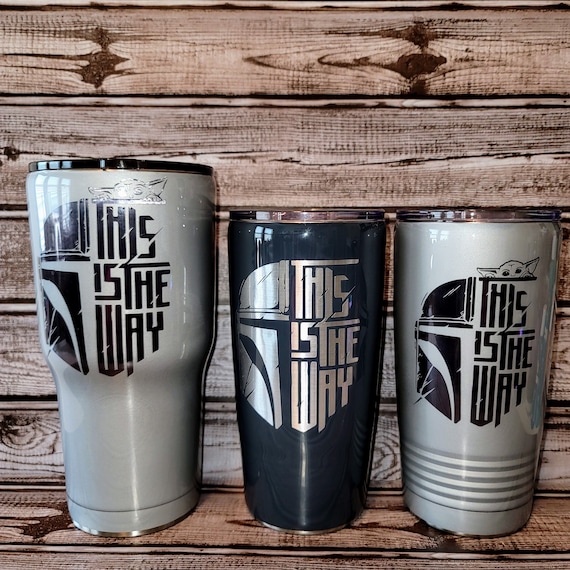 This Is the Way Mandalorian tumbler (3 variations)