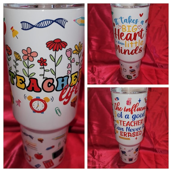 Teacher 40 oz Stainless Steel Tumbler (3 variations)