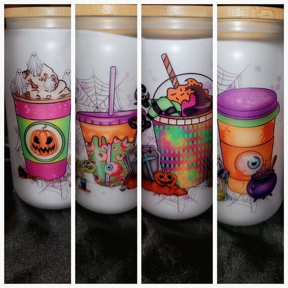 Halloween Drinks - 16 oz sublimated drinking glass