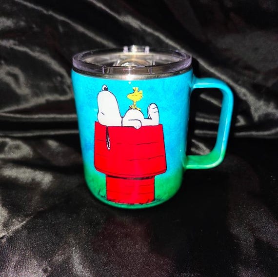 Snoopy and Woodstock Stainless Steel Tumbler