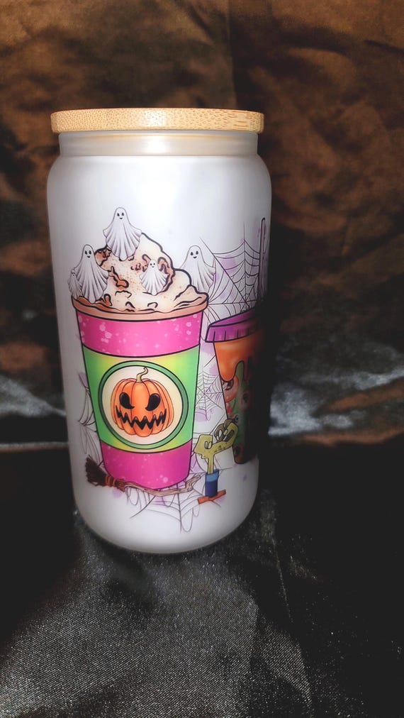 Halloween Drinks - 16 oz sublimated drinking glass