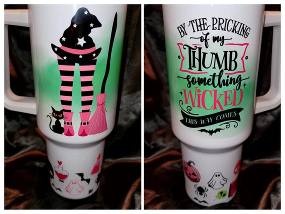 Witchy Something Wicked This Way Comes - 40 oz Sublimated Stainless Steel Tumbler