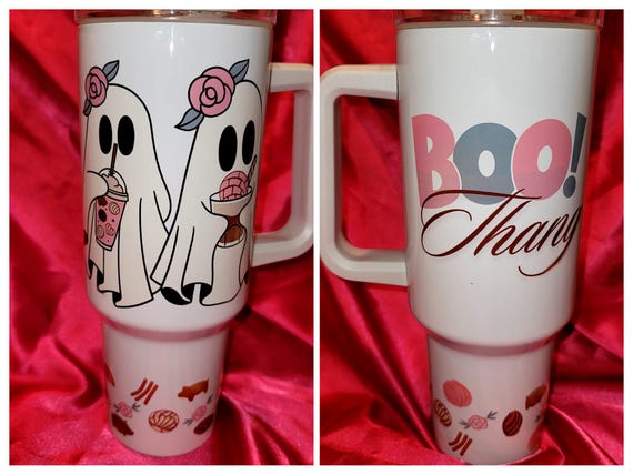 Boo Thang Ghost Cafe - 40 oz Sublimated Stainless Steel Tumbler