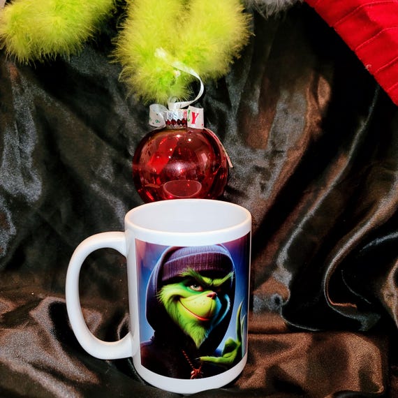 15 oz Ceramic Cool Grinch Guy Mug