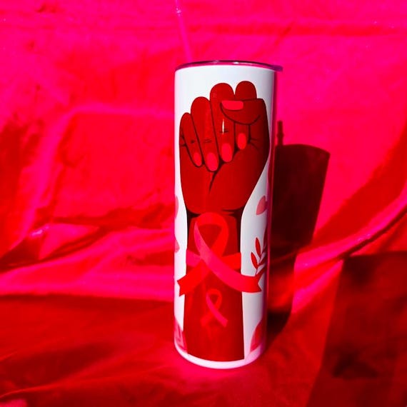 Triumphant Breast Cancer Sublimated Stainless Steel Tumbler - 20 oz