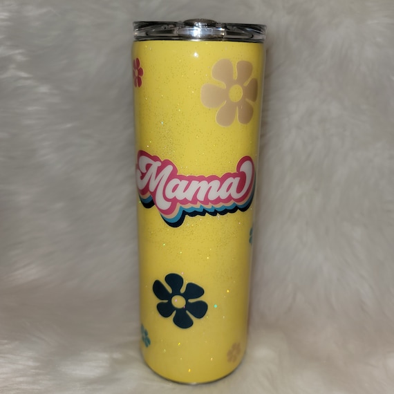 Retro Vibes Mama Tumbler - 20 oz