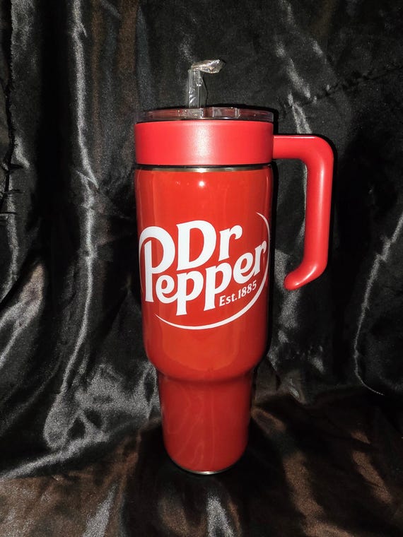 40 oz Dr. Pepper Stainless Steel Tumbler
