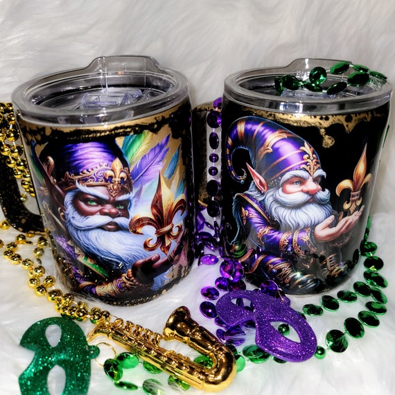 Mardi Gras Gnomes - 12 oz Coffee