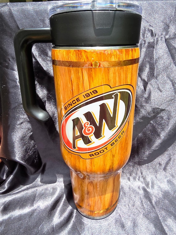 40 oz A&W Root Beer Stainless Steel Tumbler