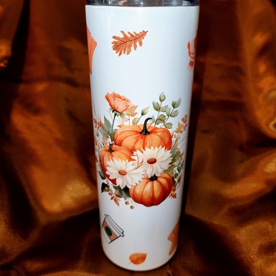 Pumpkin Spice Fall Coffee Sublimated 20 oz Tumbler