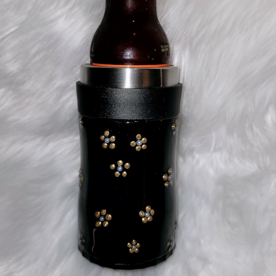 Blue Star Bottle Stainless Steel Coozie with Opener