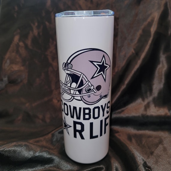 Cowboys For Life 20 oz sublimated stainless steel tumbler