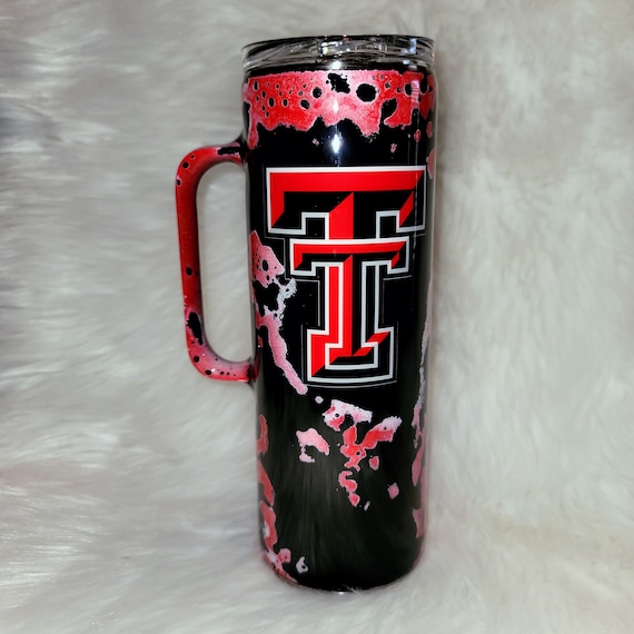 20 oz Texas Tech Stainless Steel with Handle