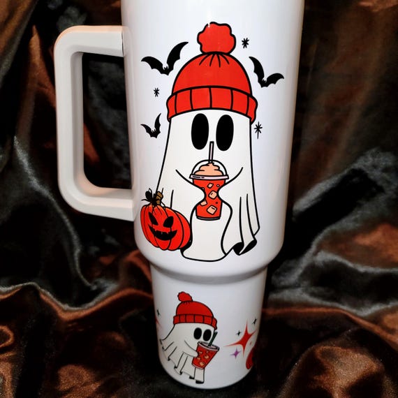 Halloween Ghost- 40 oz Sublimated Stainless Steel Tumbler