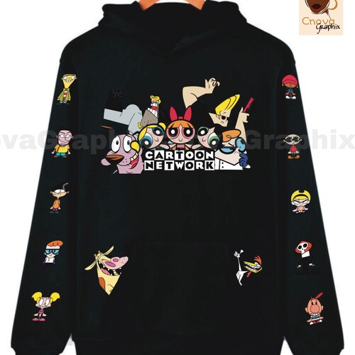 90s Cartoon Network Hoodie Cnovagraphix 