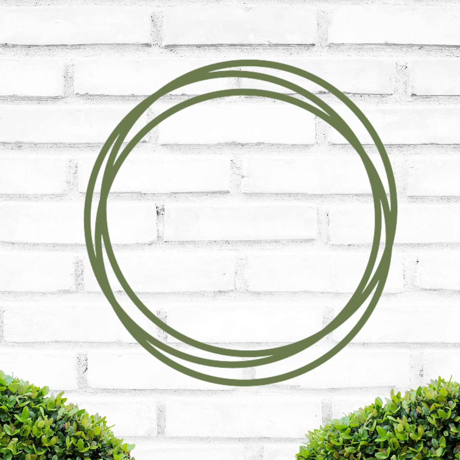 Interlocking Circles Wall Decor Large Wall Art Metal Wall Etsy