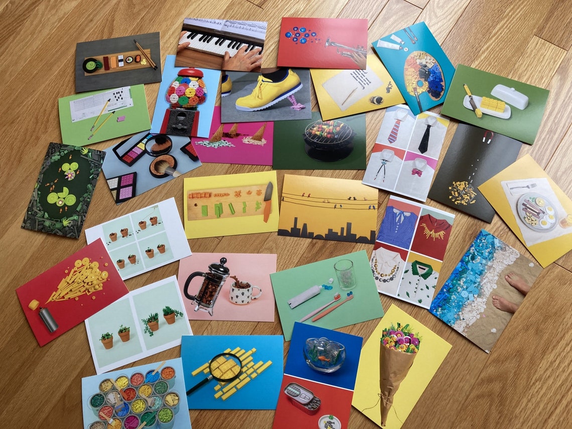 Assorted LEGO Postcards Postcrossing Art Photography Funny Etsy