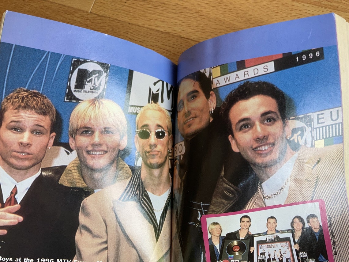 Vintage Backstreet Boys Paperback Book Hangin' With Etsy