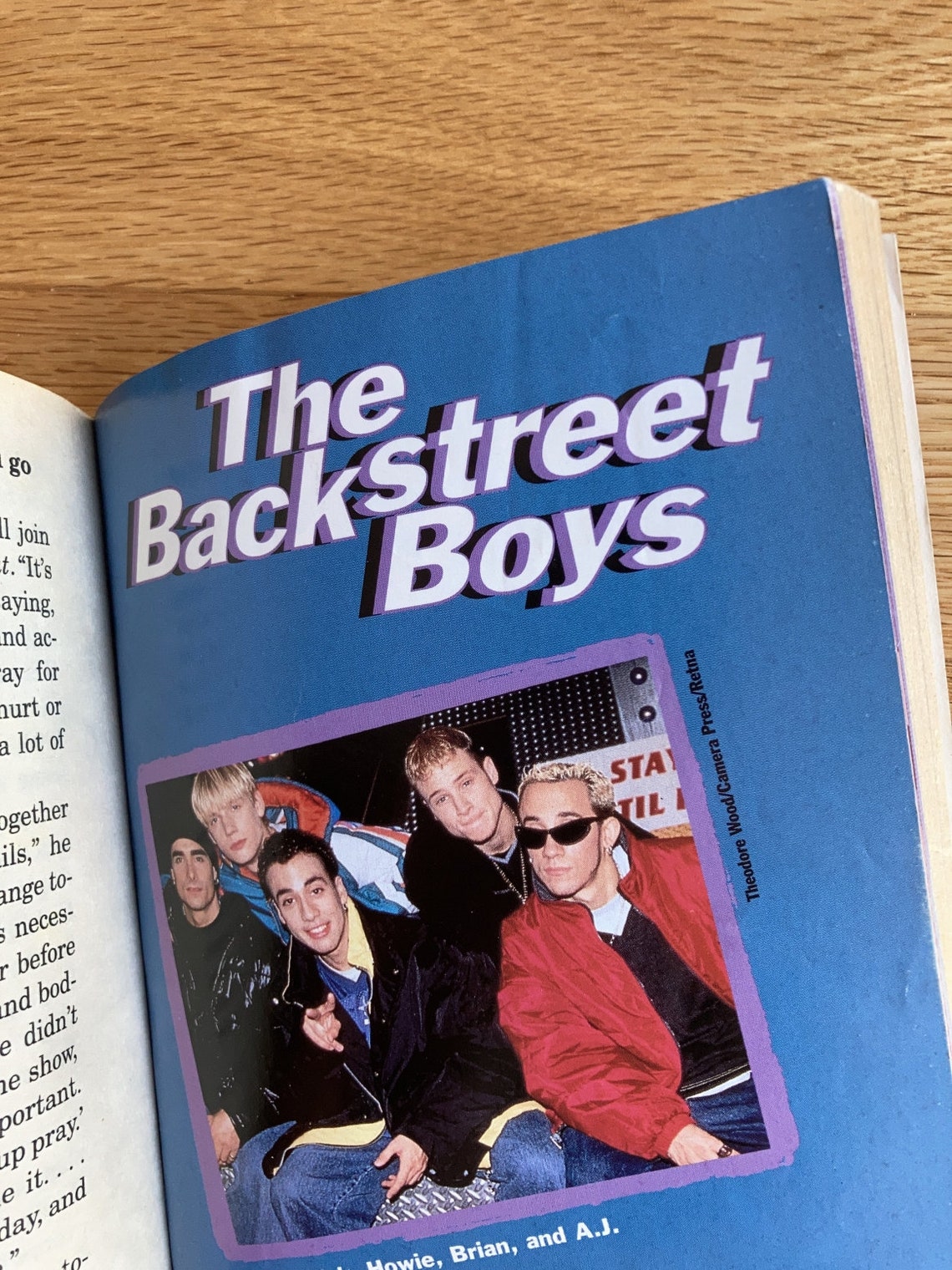 Vintage Backstreet Boys Paperback Book Hangin' With Etsy