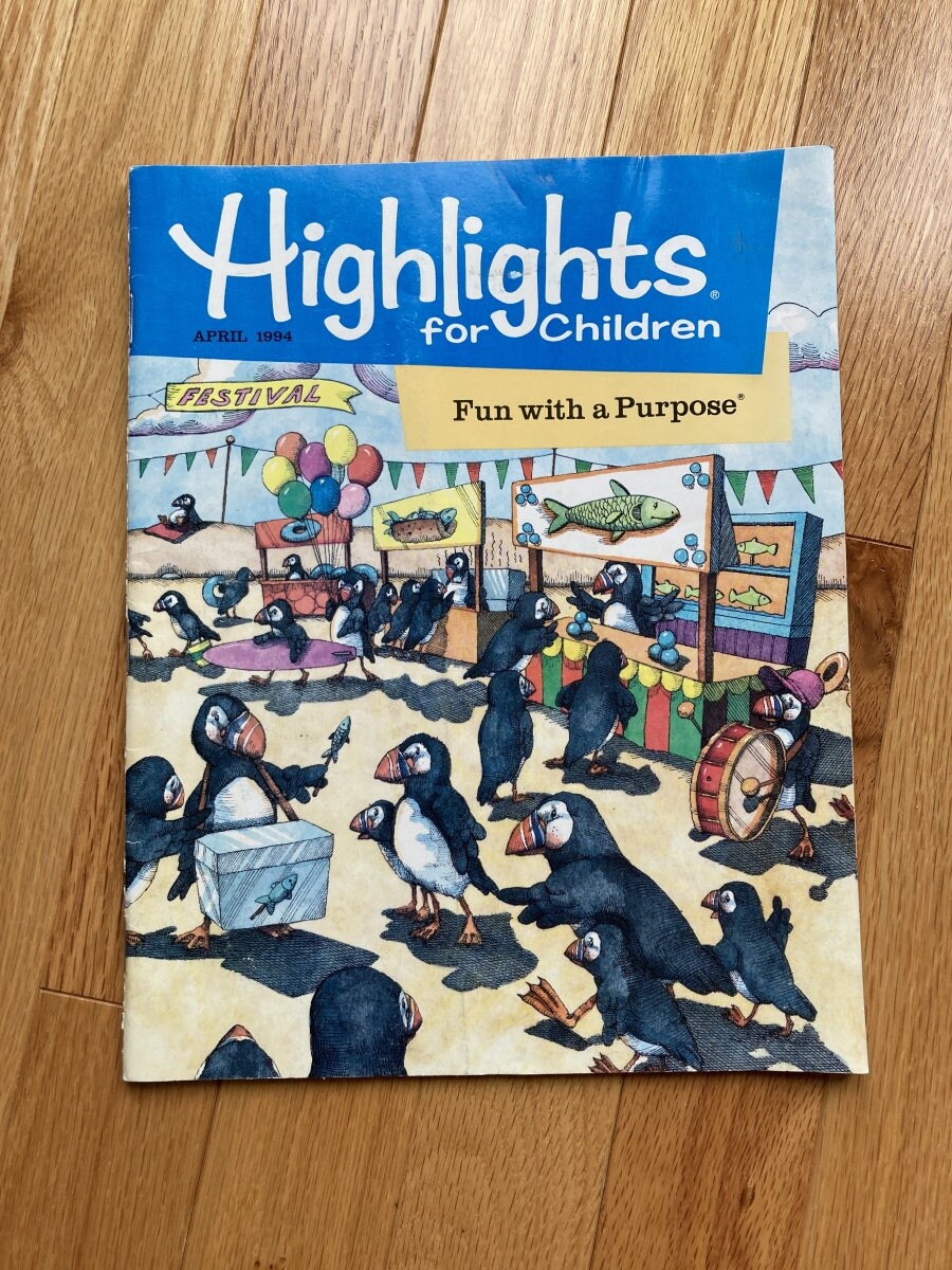 Vintage Highlights Magazine April 1994 Issue 42 Pages Articles Etsy