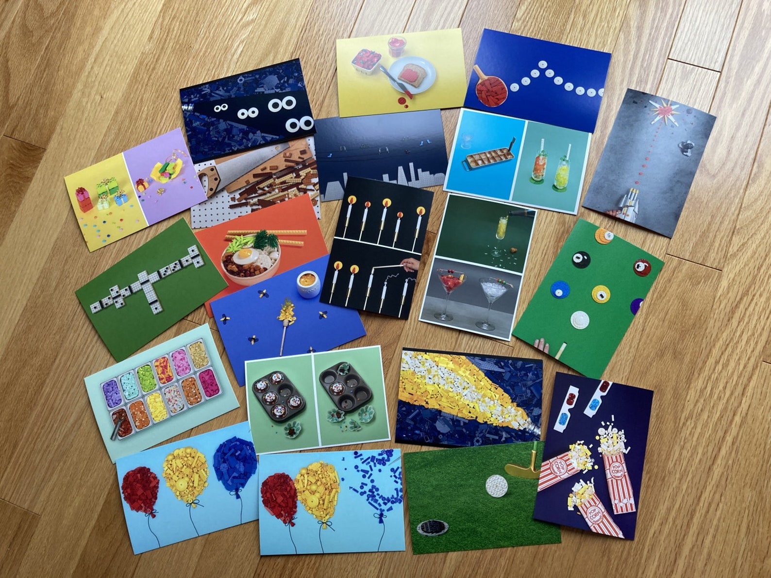 Assorted LEGO Postcards Postcrossing Art Photography Funny Etsy