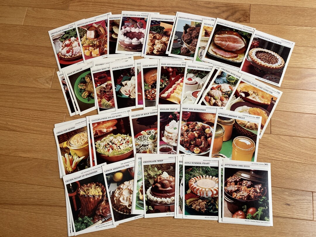 12 Assorted Vintage 1973/77 Mccall's Canada Recipe Baking Etsy