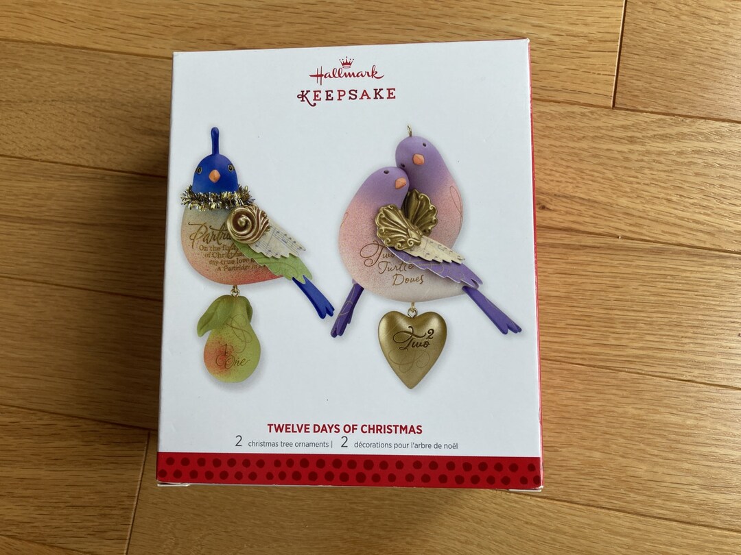 Hallmark 12 Days of Christmas Keepsake Ornaments Two in a Pack Etsy