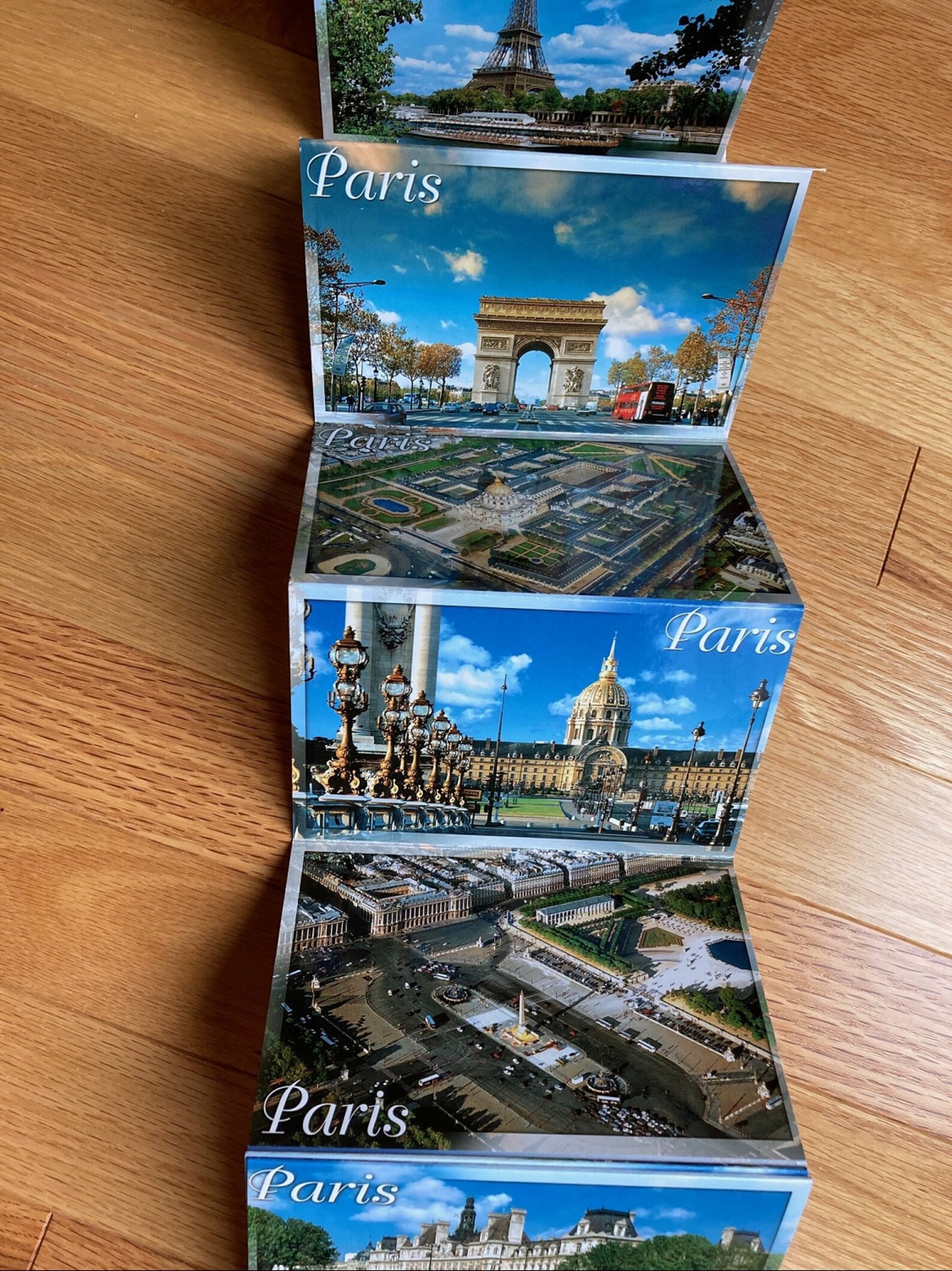 Vintage Paris Postcard Folder 20 Postcards Eiffel Tower | Etsy