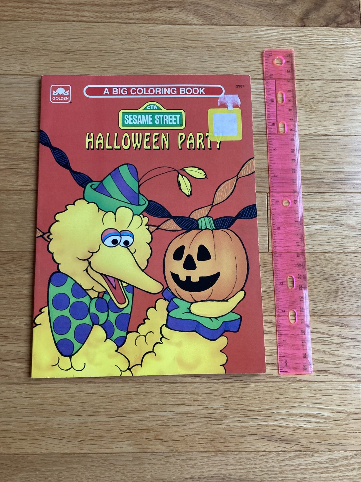 Sesame Street Halloween Coloring Pages