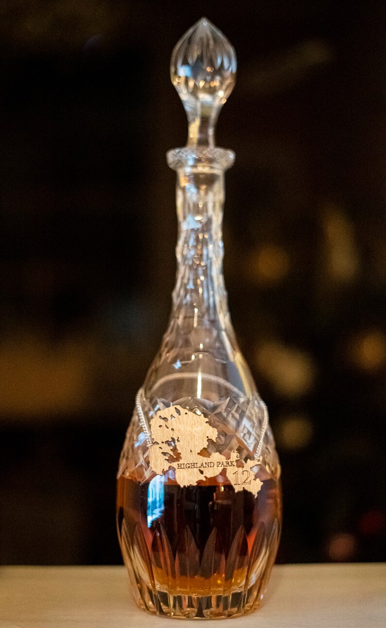 Personalised Decanter Labels Location & Brand Gift for Etsy