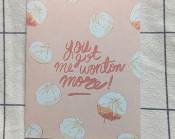 ¡Me conseguiste más WONTON!