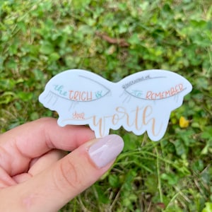 Trichotillomanie bewustzijnssticker