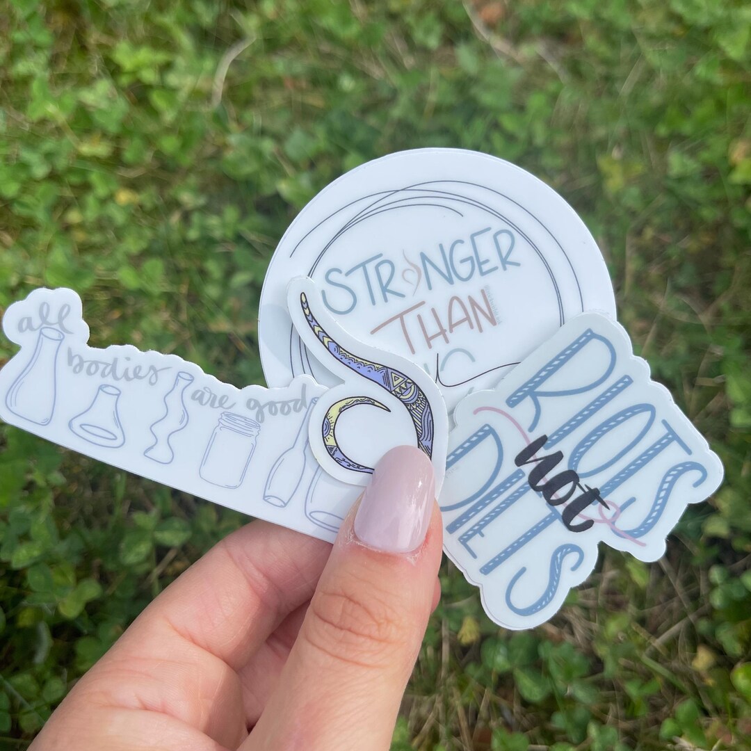 Eating Disorder Recovery Sticker Bundle - Etsy