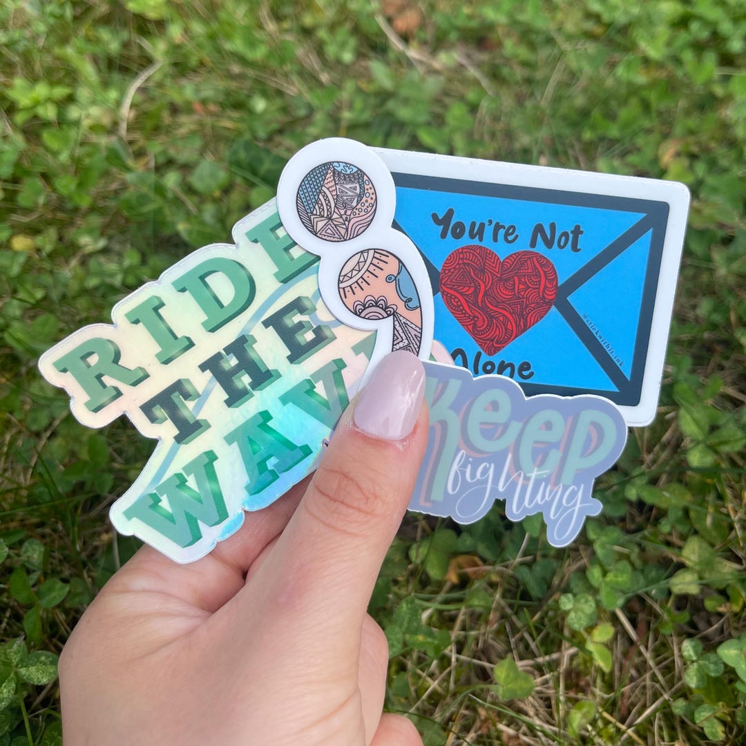 Keep Fighting Sticker Bundle - Etsy