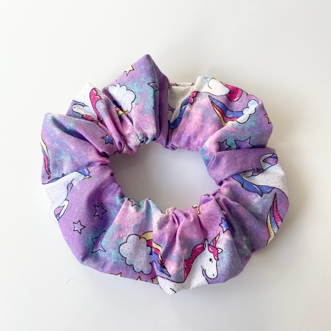 Sparkle Unicorn Scrunchies Etsy