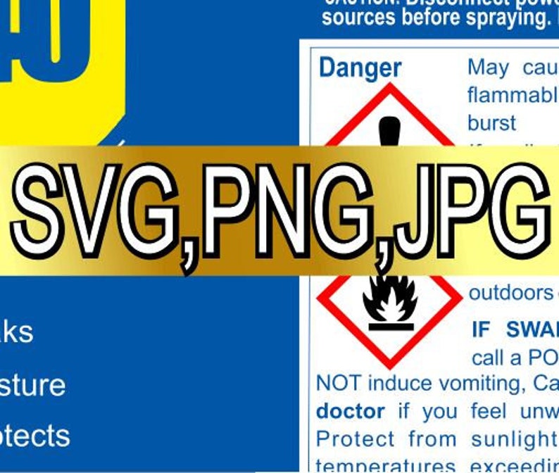 WD40 10ml 10ml digital bottle label letter size immediate Etsy