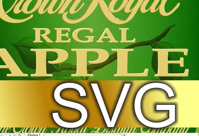 Free Free 154 Crown Royal Regal Apple Label SVG PNG EPS DXF File