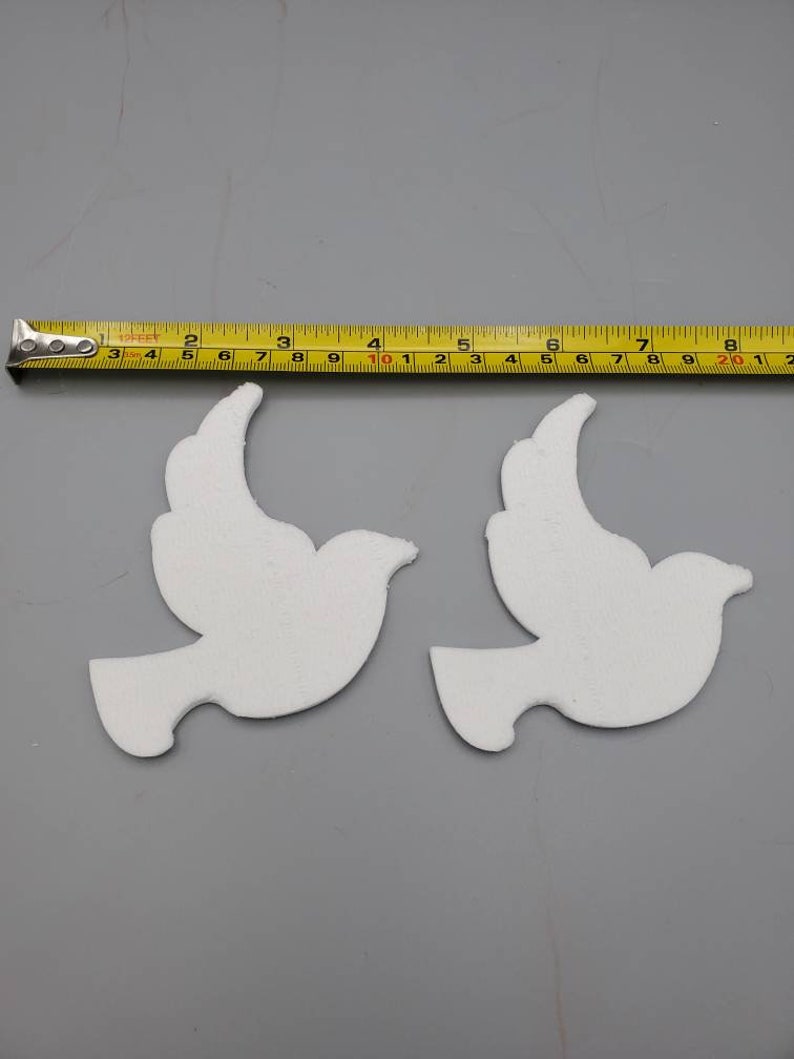 Fiber Ceramic Fiber Paper Ducks and Doves 6-pack High Temperature Binderless Kiln Carving Glass FusingThickness 1/16 or 1/8 image 2